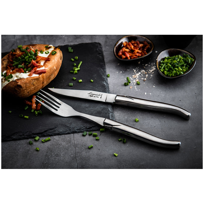 Set 6 coltelli da bistecca "Luxury Line - Stainless Steel" cm 10,5
