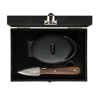 Set regalo ostriche "Luxury Line - Wengé Black Stonewash", 2 pezzi cm 5/15