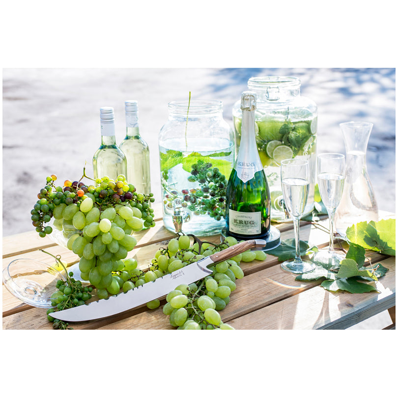 Sciabola champagne con manico in legno d'ulivo "Luxury Line" cm 27