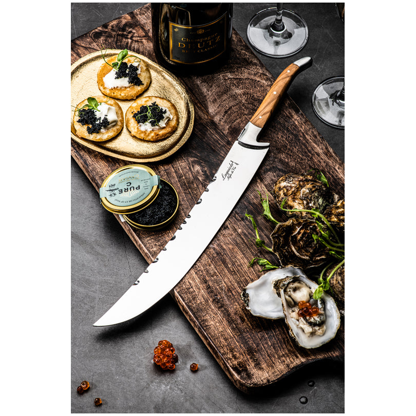 Sciabola champagne con manico in legno d'ulivo "Luxury Line" cm 27