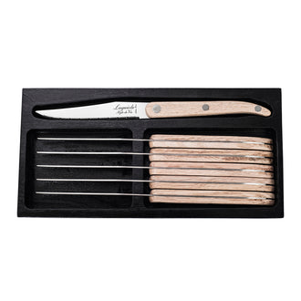 Set 6 coltelli da bistecca "Innovation Line - Oak" cm 11