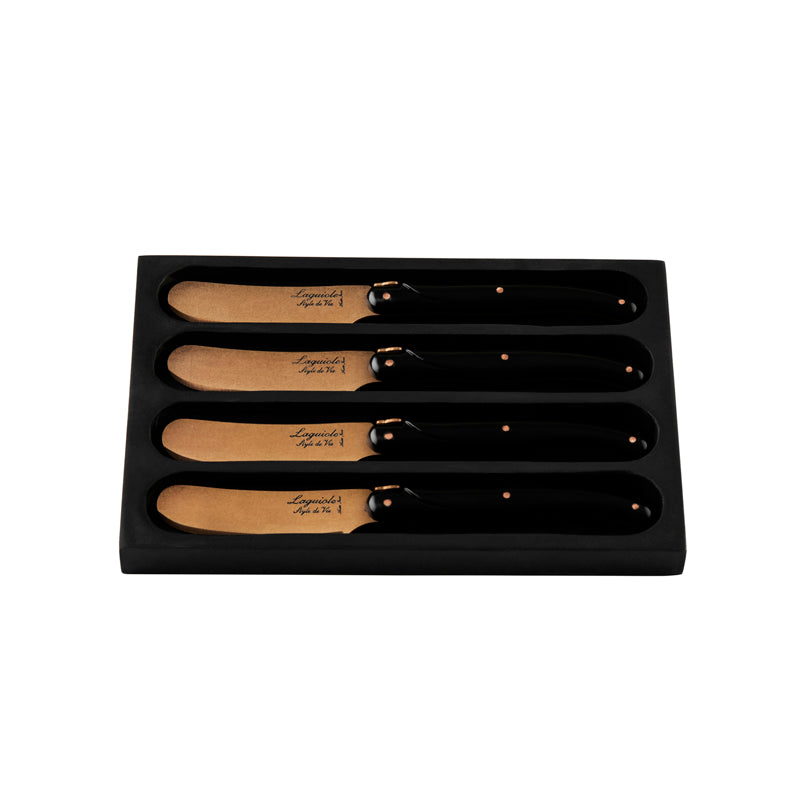 Coltello spalmaburro "Prestige Line - Copper Stonewash", confezione 4 pezzi cm 6,5