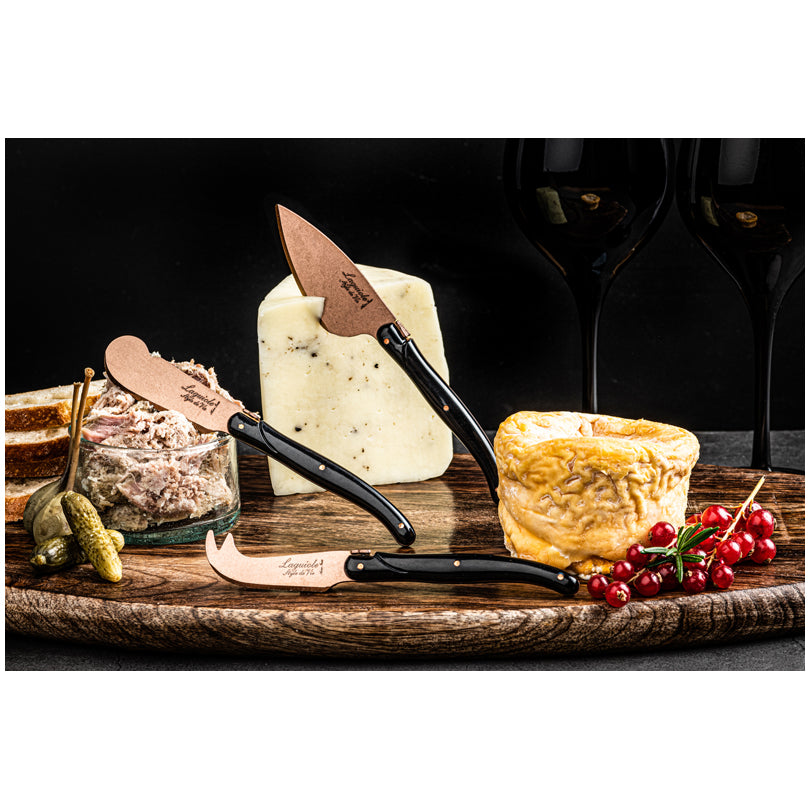 Set 3 coltelli formaggio "Prestige Line - Copper Stonewash" cm 5,5/6/6,7