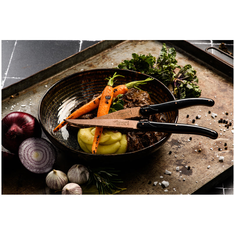 Set 6 coltelli da bistecca "Prestige Line - Copper Stonewash" cm 11