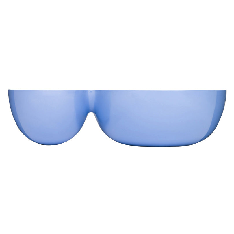 Ciotola con 2 scompartiMELAMINA BLU CM30X19X8