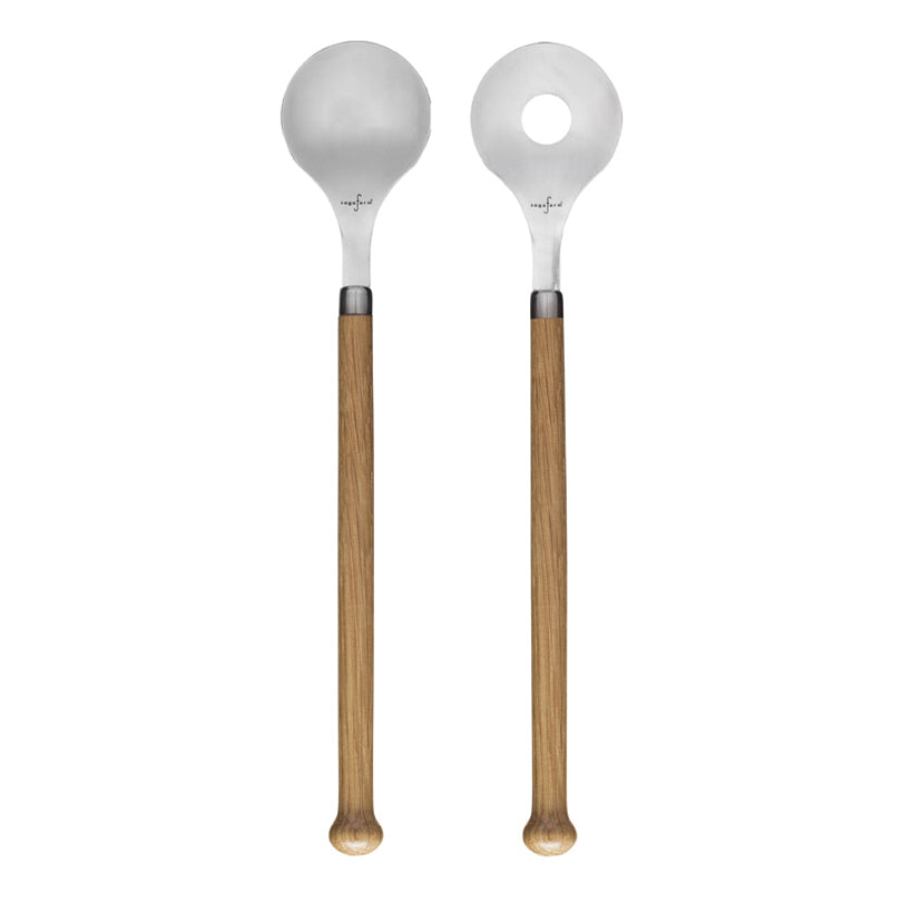 Posate insalata "Oval Oak" cm 6x31x2