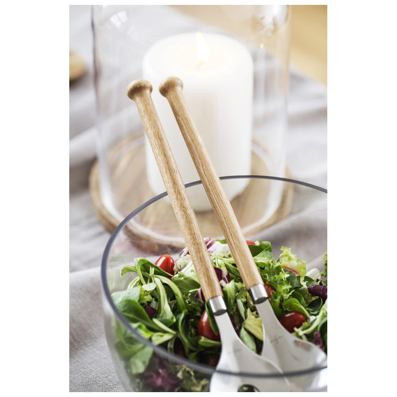 Posate insalata "Oval Oak" cm 6x31x2