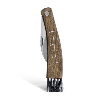Coltello funghi con custodia cm 6x14,5/cm 13,5