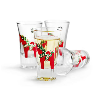 Bicchieri grappa "Cavallo Dala" in confezione da 4 pezzi cl 4,5/cm 8,8