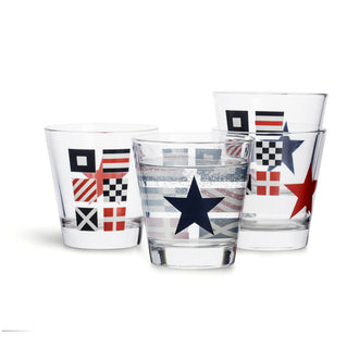 Bicchieri "Nautic" set da 4 pezzi assortiti cl 20/cm Ø8,5x9
