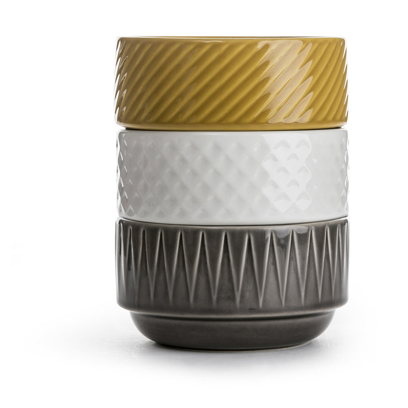 Ciotola per muesli con rilievo "Coffee & More" cm Ø12x7