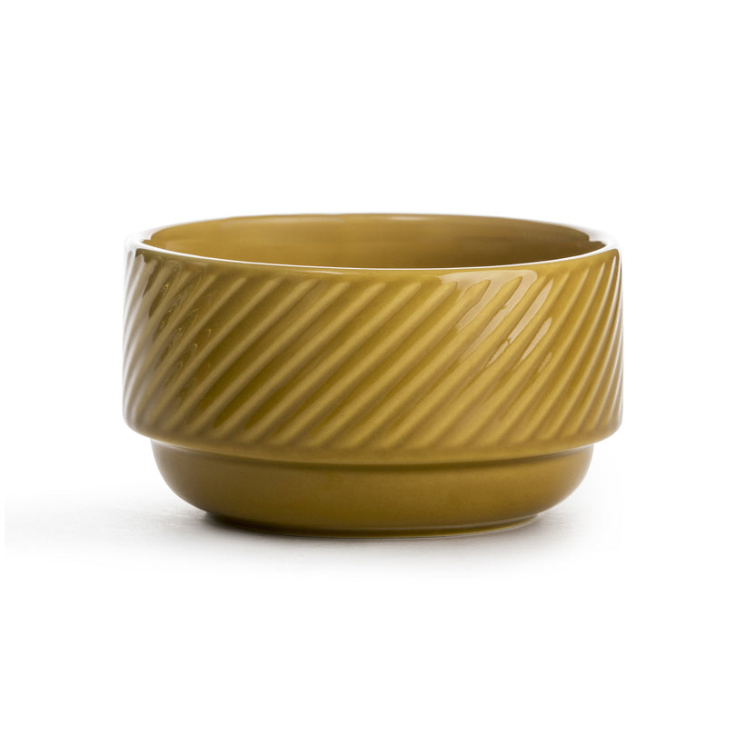 Ciotola per muesli con rilievo "Coffee & More" cm Ø12x7