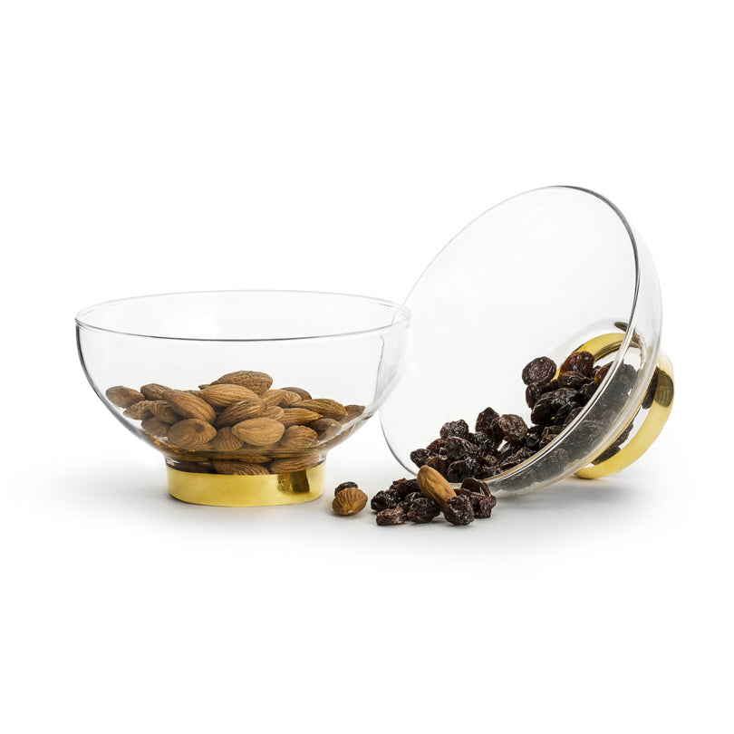 Ciotole snack tonde "Winter" 2 pezzi cm 11x6