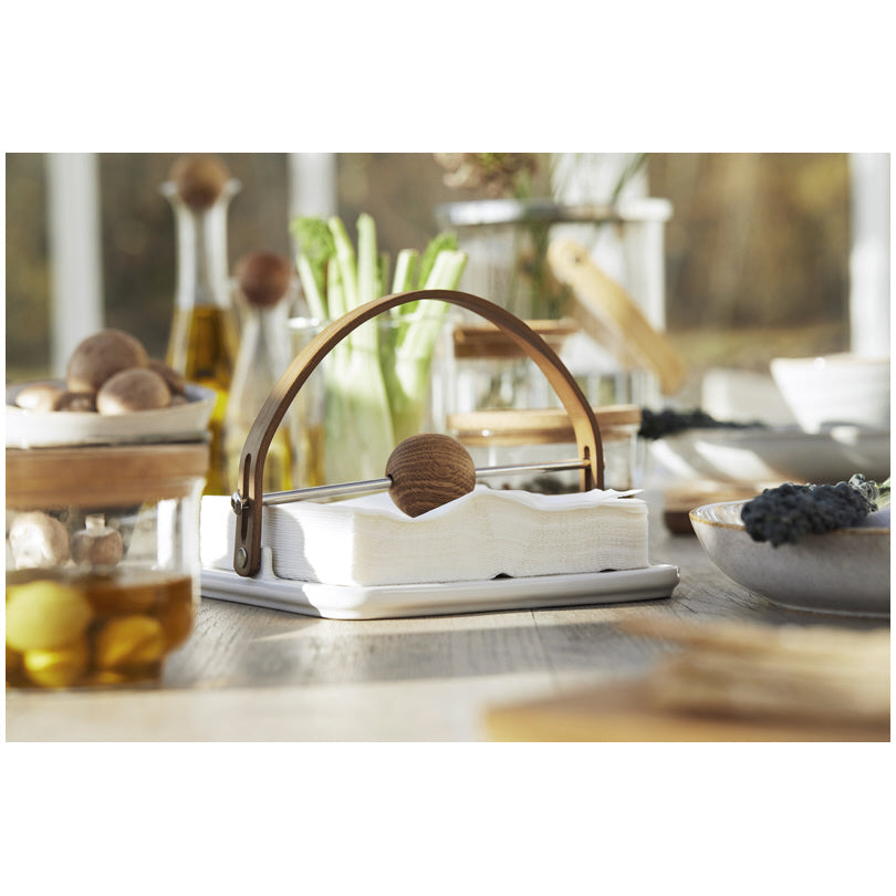 PortaTovaglioli quadrato "Nature" cm 19x19x15