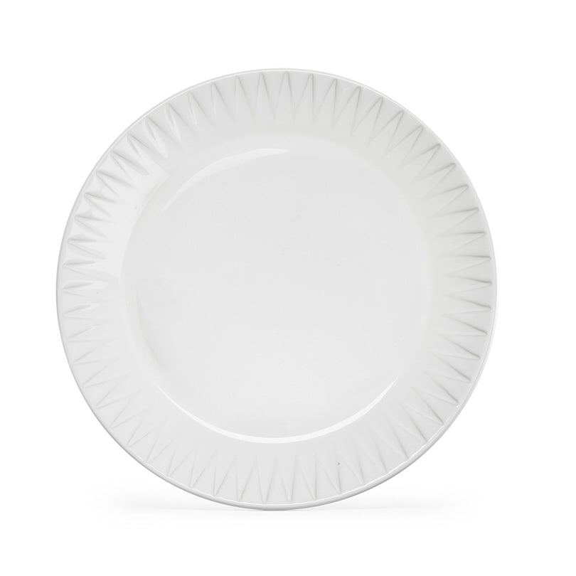 Piatto colazione tondo con rilievo "Coffee & More" cm Ø20x2