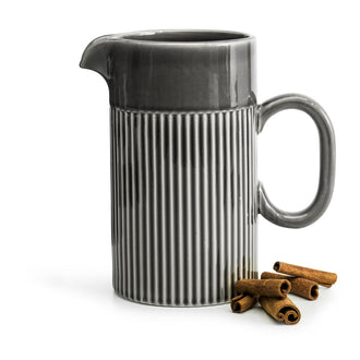 Caraffa/brocca con rilievo "Coffee & More" l 1/cm Ø11x19