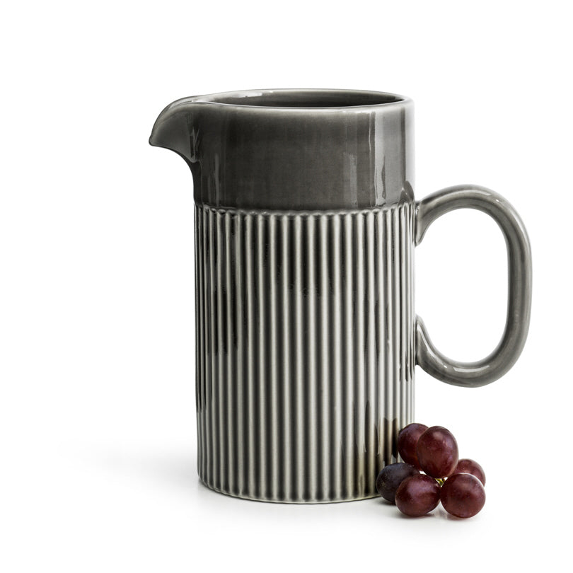 Caraffa/brocca con rilievo "Coffee & More" l 1/cm Ø11x19