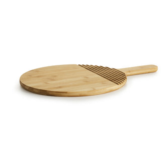 Tagliere da portata tondo con manico cm Ø30x42x1,5