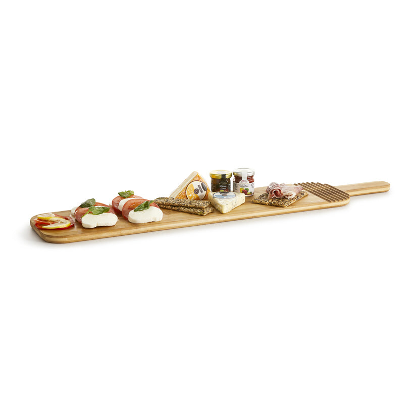 Tagliere da portata rettangolare con manico cm 75x15x1,5
