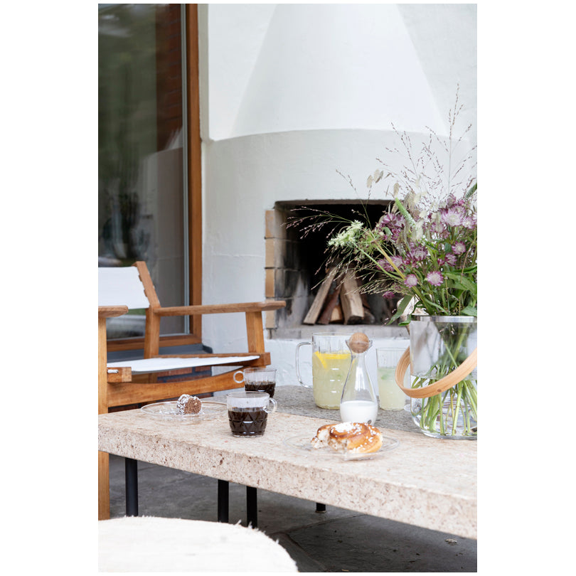 Tazza caffè con rilievo "Picnic", confezione 4 pezzi ml 200/cm Ø8x8