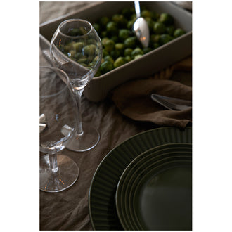 Piatto piano con rilievo "Coffee & More" cm Ø27x2