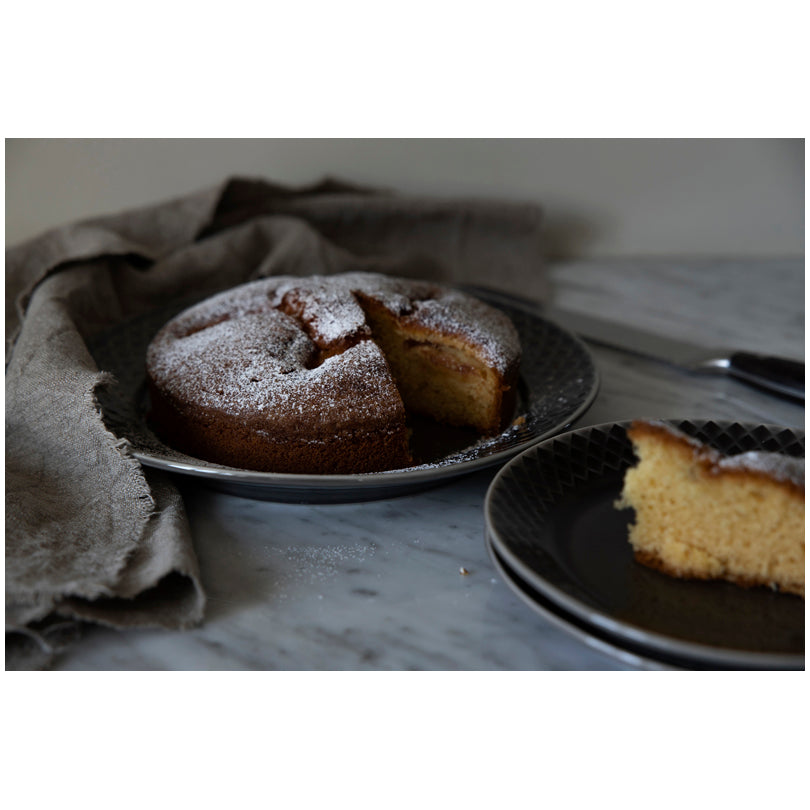 Piatto piano con rilievo "Coffee & More" cm Ø27x2