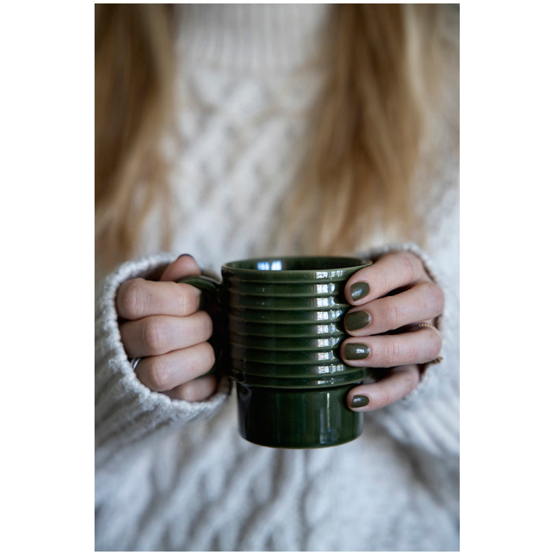 Tazza tè con rilievo "Coffee & More" cl 25/cm Ø8x9