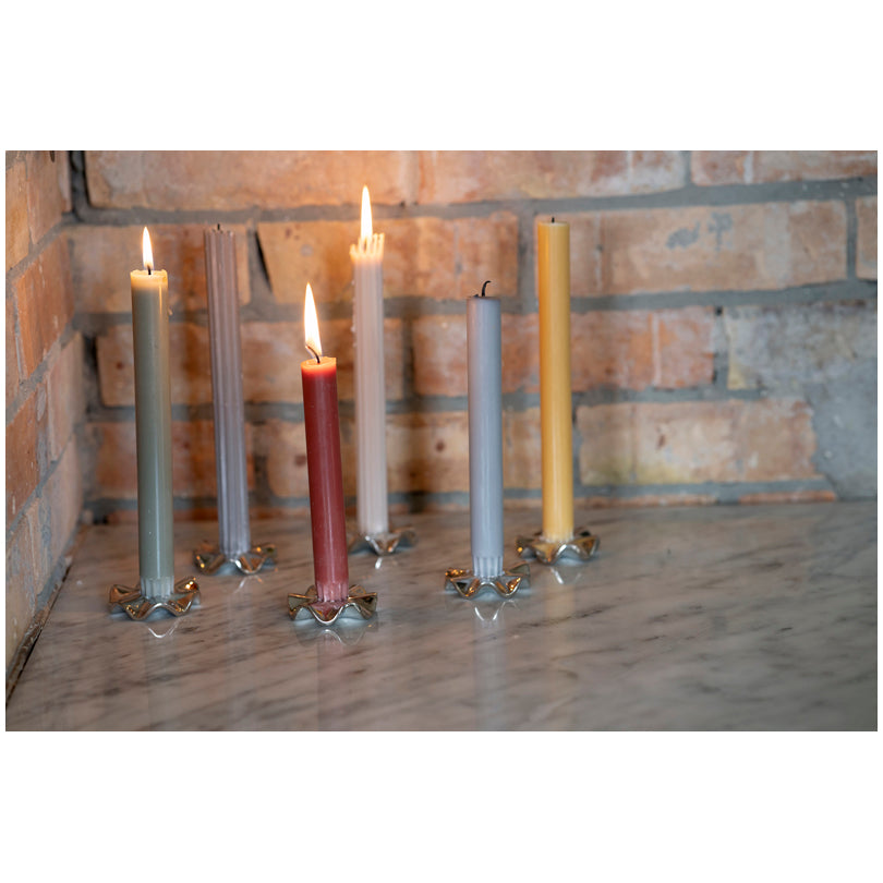 Portacandela per candela conica "Signe", confezione 2 pezzi cm Ø6x1