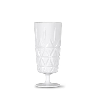 Bicchiere flute con rilievo "Picnic", confezione 4 pezzi cl 20/cm Ø6x14