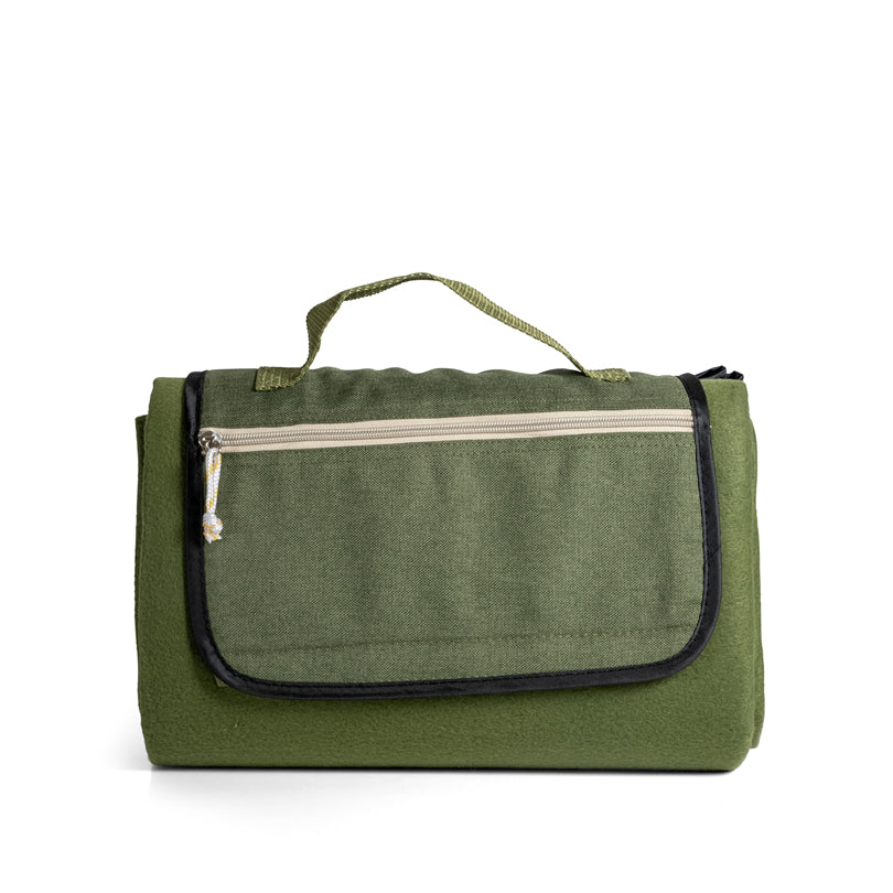 Plaid/coperta picnic "City" con retro impermeabile e maniglia cm 130x170