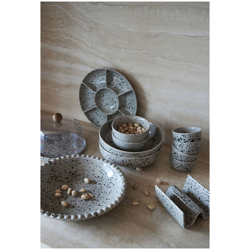 Piatto da portata con 6 scomparti "Ditte" cm Ø26x3,5