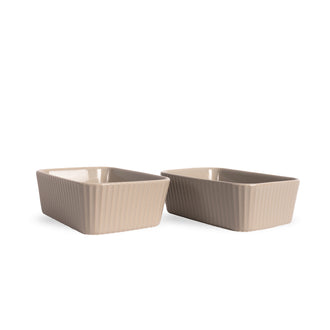 Pirofila mini "Flora", confezione 2 pezzi cm 12,5x9x4,5