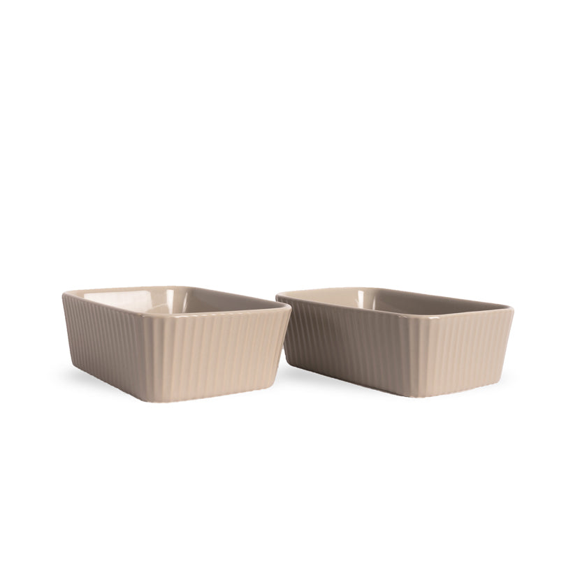 Pirofila mini "Flora", confezione 2 pezzi cm 12,5x9x4,5