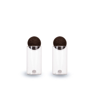 Spargisale & spargipepe con tappi in sughero "Nature" cm Ø4,5x11,5