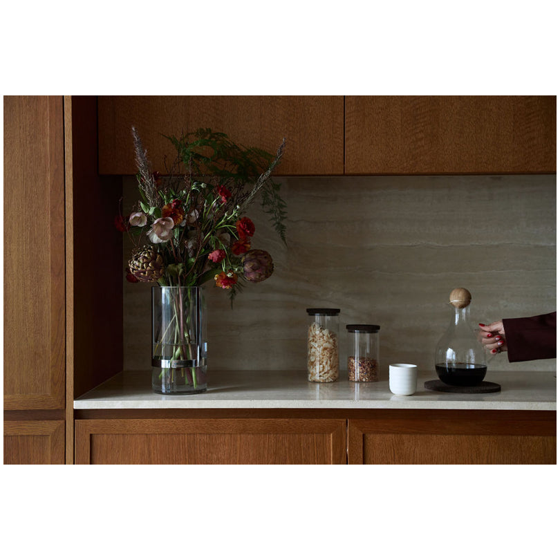 Barattolo tondo con coperchio in sughero "Nature" l 1,5/cm Ø10x22,5