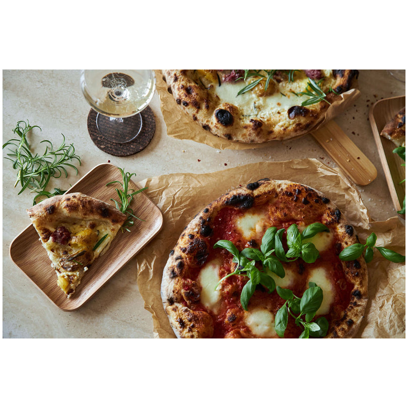 Piatto snack rettangolare "Hanna" cm 19x13x1,5