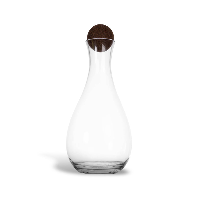 Caraffa vino con tappo in sughero "Nature" l 2/cm Ø14,5x35