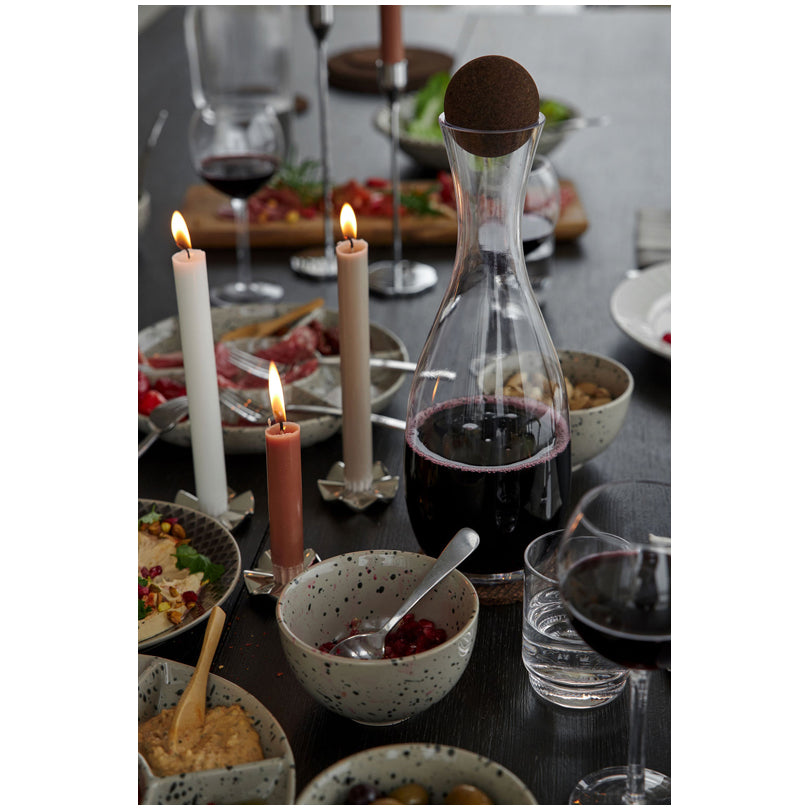 Caraffa vino con tappo in sughero "Nature" l 1,5/cm Ø11,5x35