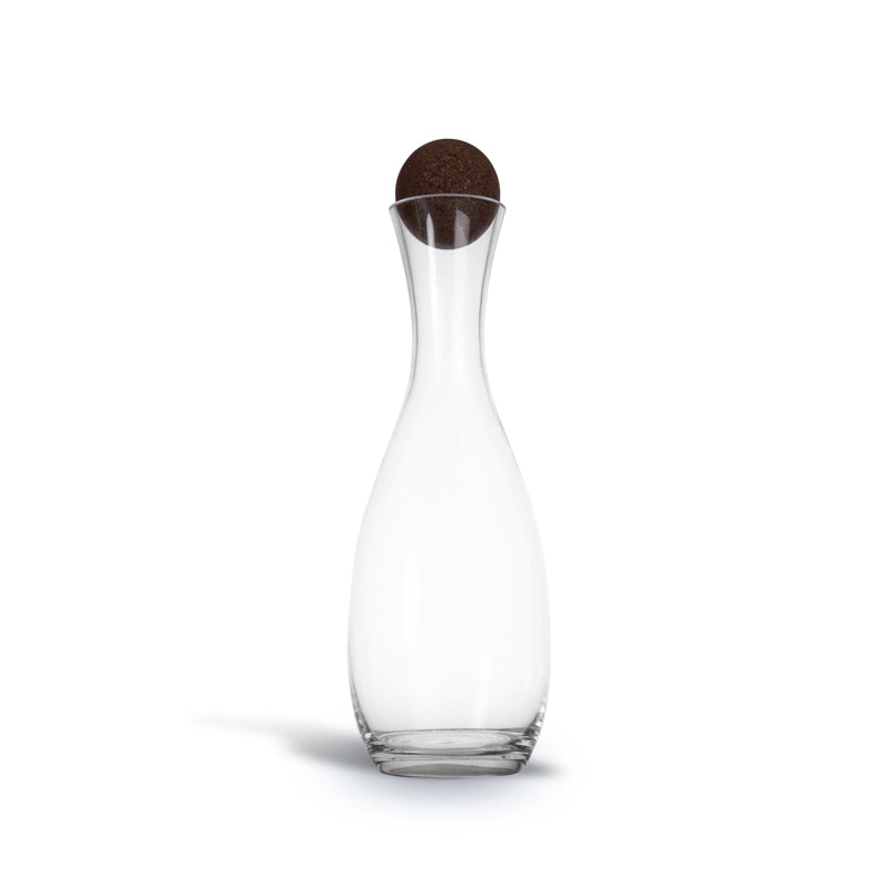 Caraffa vino con tappo in sughero "Nature" l 1,5/cm Ø11,5x35