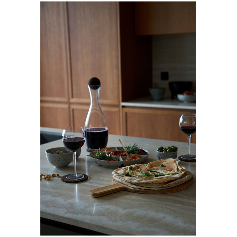 Caraffa vino con tappo in sughero "Nature" l 1,5/cm Ø11,5x35