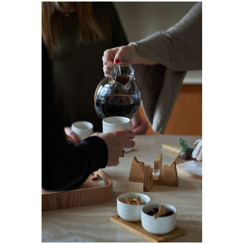 Caraffa Vin brulè con scaldavivande "Nature" l 1,8/cm Ø16x32,5