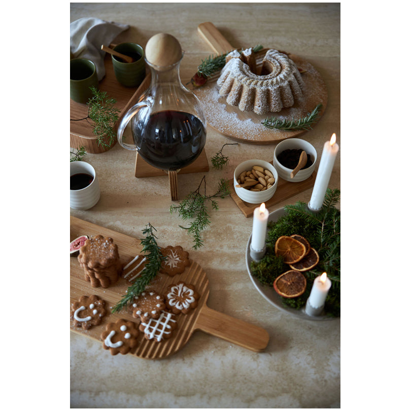 Caraffa Vin brulè con scaldavivande "Nature" l 1,8/cm Ø16x32,5