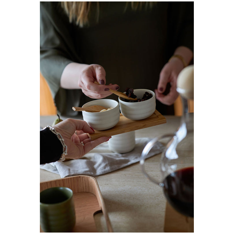 Vassoio da aperitivo rettangolare "Ellen", 5 pezzi cm 17,5x9x6