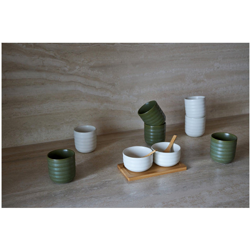 Vassoio da aperitivo rettangolare "Ellen", 5 pezzi cm 17,5x9x6