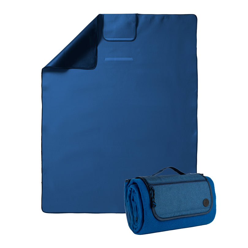 Plaid/coperta picnic "City" con retro impermeabile e maniglia cm 130x170