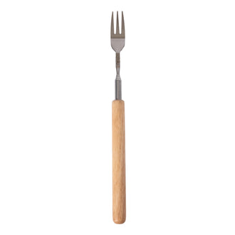 Forchetta per salsicce "Fredde" con manico telescopico. cm Ø1,5x27-82