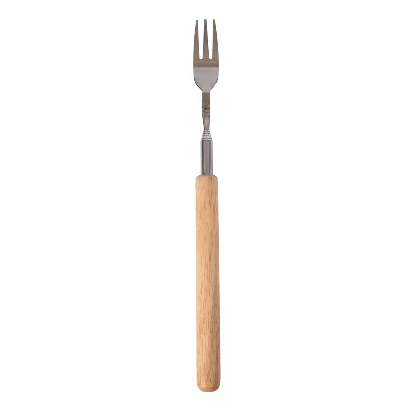 Forchetta per salsicce "Fredde" con manico telescopico. cm Ø1,5x27-82