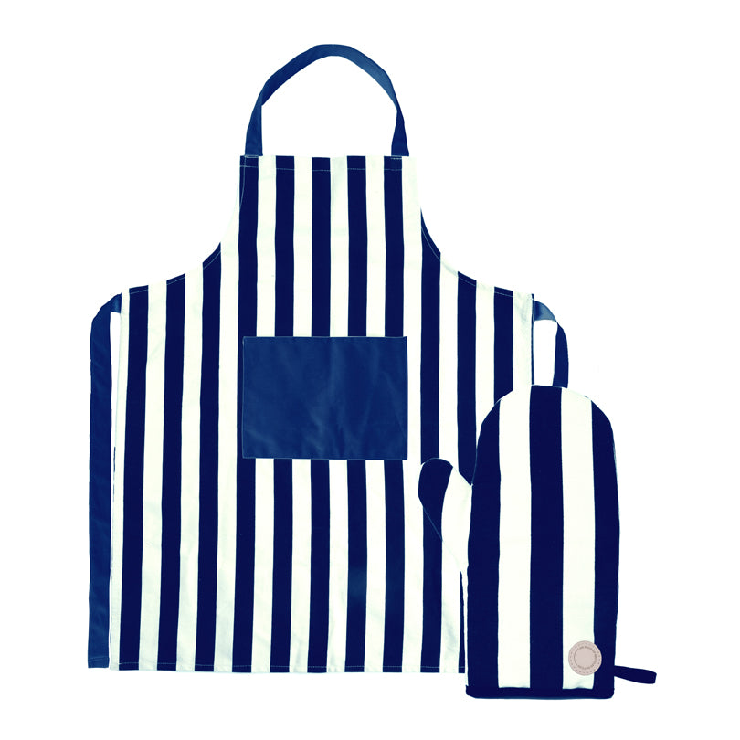 Kit grembiule e guanto BBQ "Aron" cm 65x81/20x29