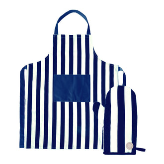 Kit grembiule e guanto BBQ "Aron" cm 65x81/20x29