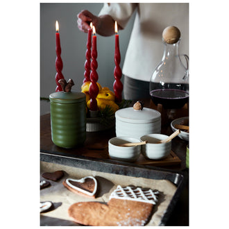 Contenitore con ghianda sul coperchio "Ellen" cl 70/cm Ø13,5x9